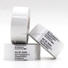 Best Hot Stamp Coding Foil White Hot Stapming Film SCF-900 25mm x 100m